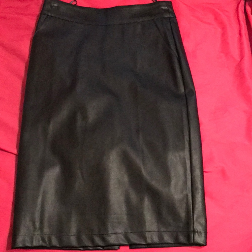 “Leather” skirt